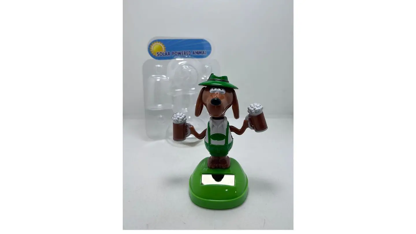 Perro solar decorativo con movimiento automático clasico 2