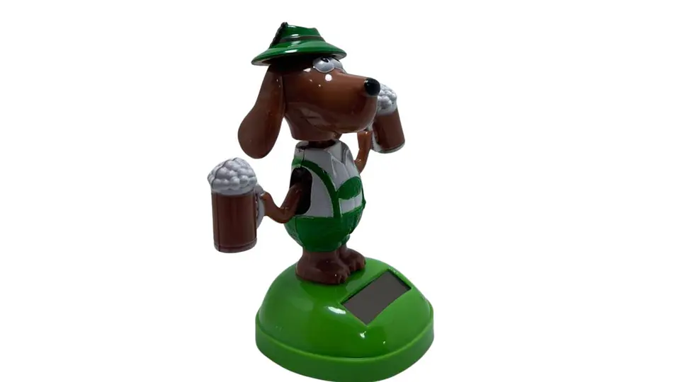 Perro solar decorativo con movimiento automático clasico 3