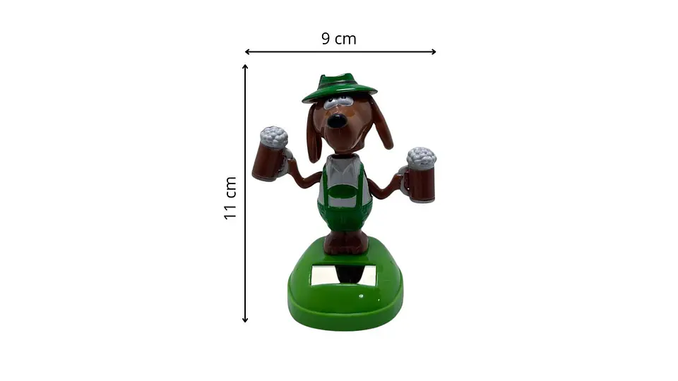 Perro solar decorativo con movimiento automático clasico 5