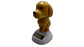 Perro solar decorativo con cabeza móvil por energía solar - Miniatura 4