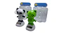 Figura solar decorativa de panda o rana con cabeza móvil - Miniatura 5