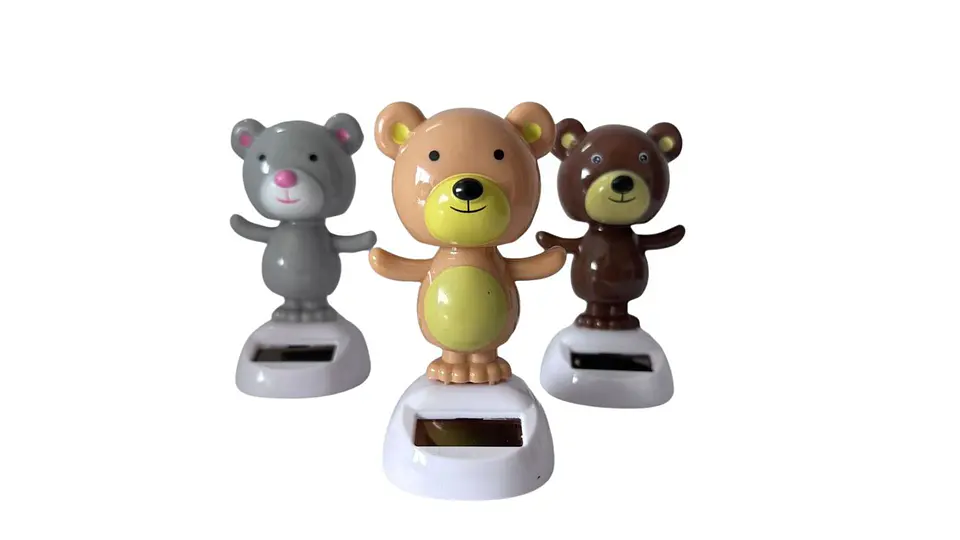 Osos solares decorativos con movimiento activado por luz 2