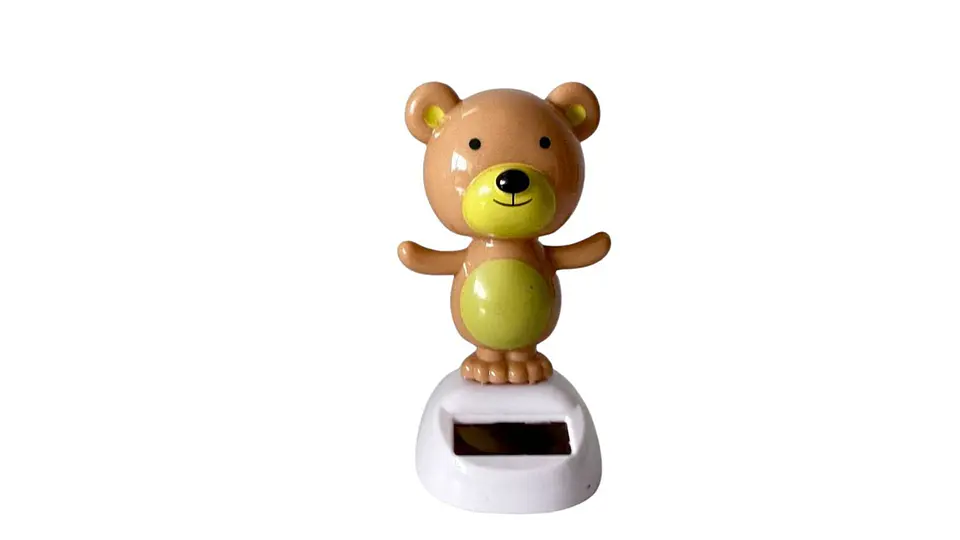 Osos solares decorativos con movimiento activado por luz 5