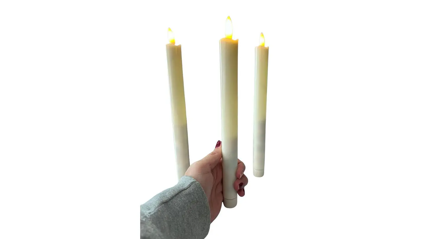 Velas decorativas con pila que alumbran para hogar por und 5