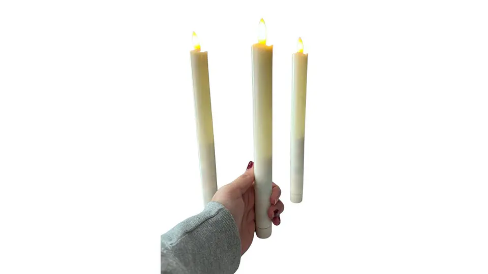 Velas decorativas con pila que alumbran para hogar por und 5