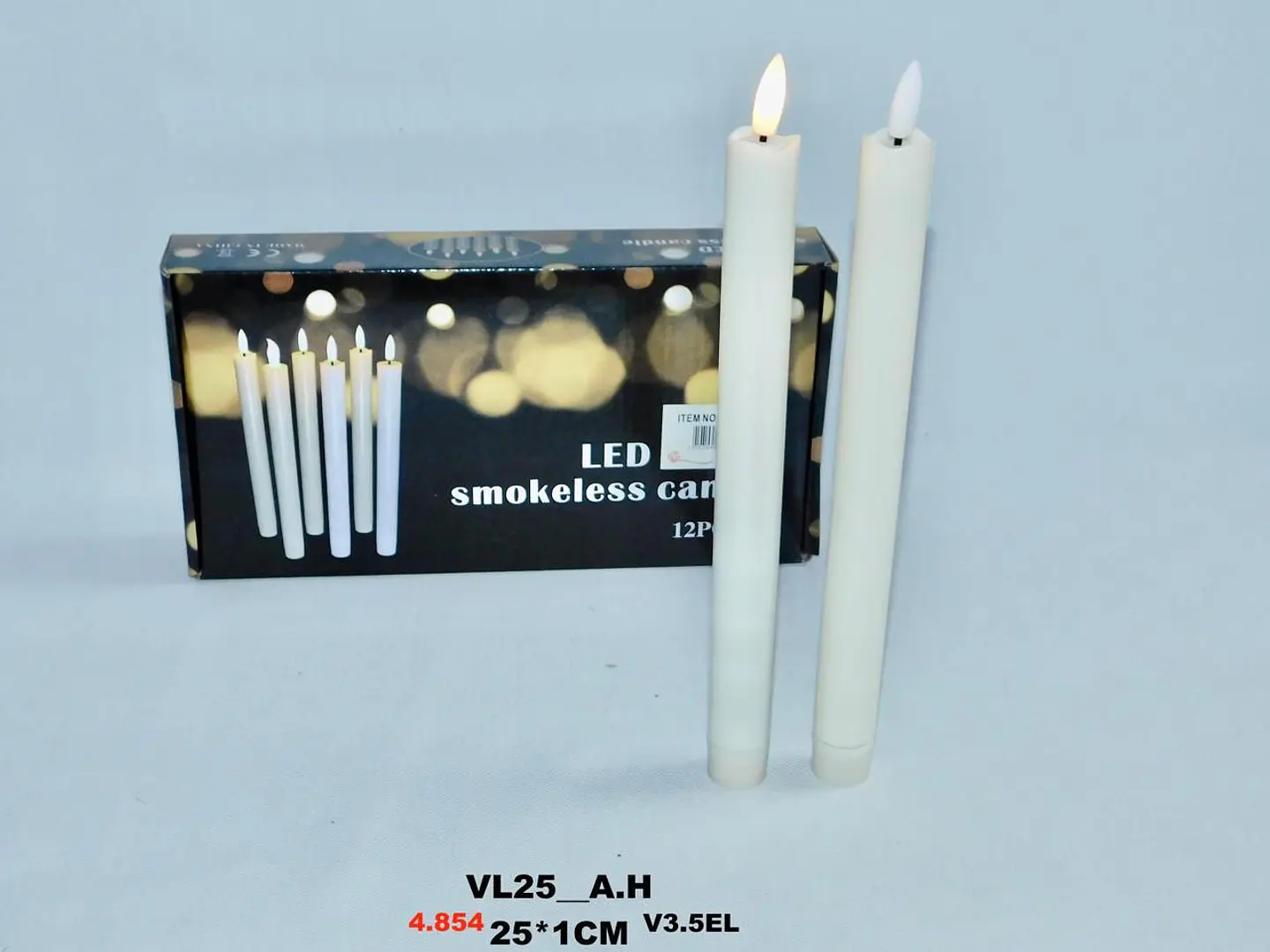 Velas decorativas con pila que alumbran para hogar por und 7