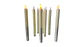 Velas decorativas con pila efecto cera que alumbran x 12 - Miniatura 1