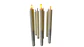 Velas decorativas con pila efecto cera que alumbran x 12 - Miniatura 6