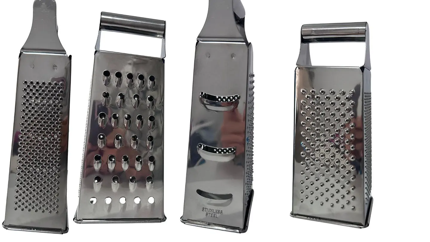 Rallador de acero inoxidable multiuso para cocina ergonomico 5
