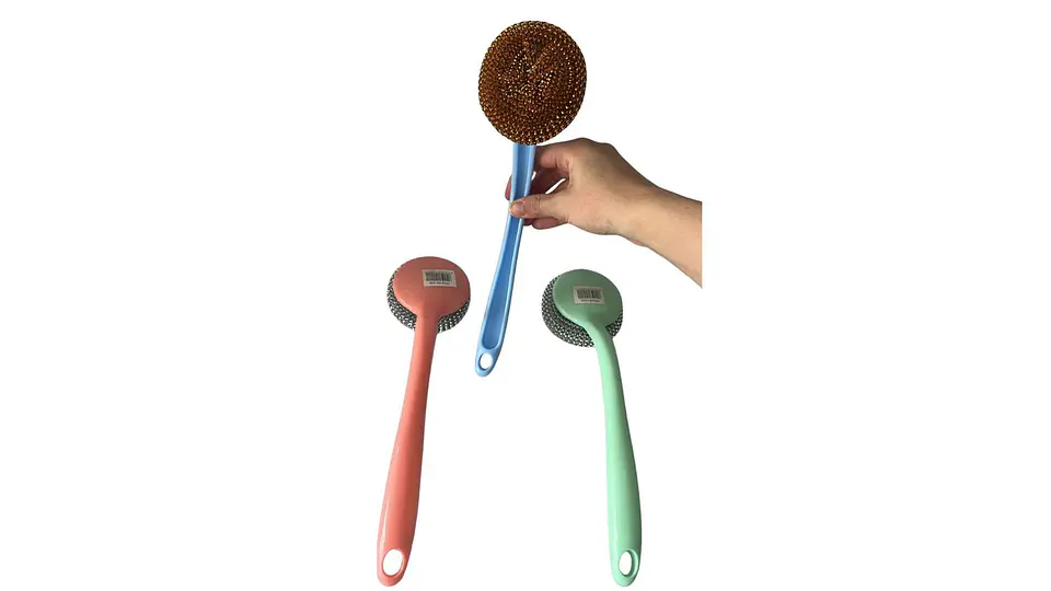 Lava ollas manual resistente ideal para limpieza profunda 1