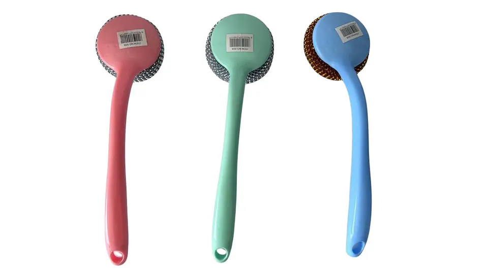 Lava ollas manual resistente ideal para limpieza profunda 4
