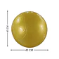Balón De Yoga 45 Cm Pilates Ejercicio Rehabilitación Multicolor - Miniatura 4
