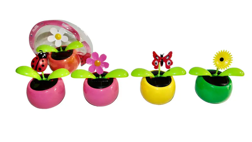 Planta solar decorativa con movimiento suave para ambientar 1