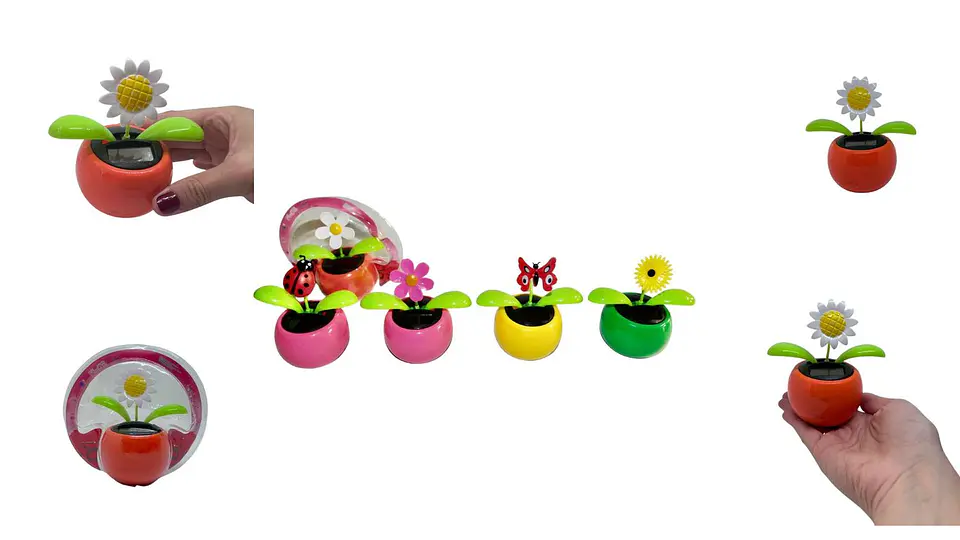 Planta solar decorativa con movimiento suave para ambientar 3