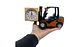 Reloj decorativo figura montacargas estilo moderno elegante - Miniatura 3