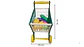 Kit de supermercado carrito frutas y vegetales 27 pcs para simular compras - Miniatura 6