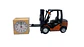 Reloj decorativo figura montacargas estilo moderno elegante - Miniatura 4