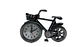 Reloj despertador decorativo modelo bicicleta clasica retrox - Miniatura 1