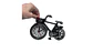 Reloj despertador decorativo modelo bicicleta clasica retrox - Miniatura 2