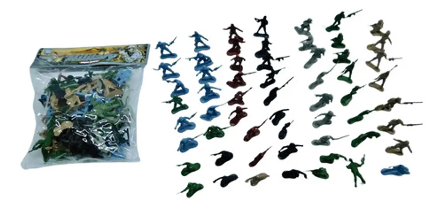 Soldados Militares Juguete Figuras Acción Juego Niños Maleta 1