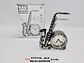 Reloj despertador decorativo modelo saxofon clasico modernos - Miniatura 5