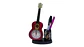 Reloj despertador guitarra con porta esferos decorativo - Miniatura 2