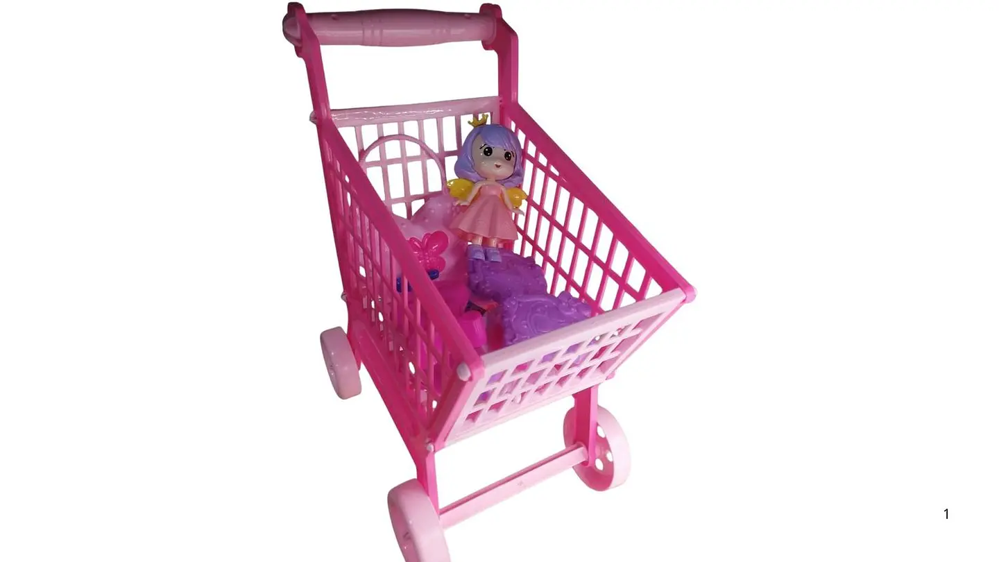 Set De Belleza Infantil Con Carrito 22 Piezas Juguete Niñas 3
