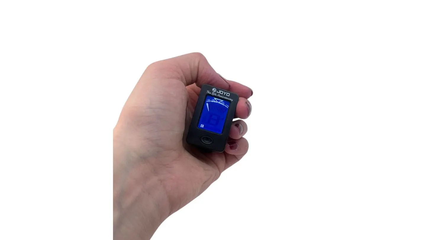 Afinador de Guitarra Digital Negro Preciso y Portátil Mini 4