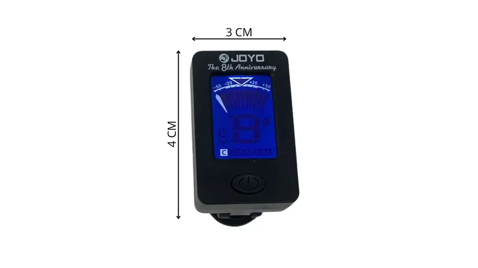 Afinador de Guitarra Digital Negro Preciso y Portátil Mini 6