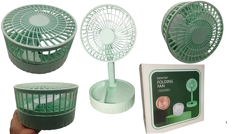 Abanico Plegable De Escritorio Portátil Ajustable