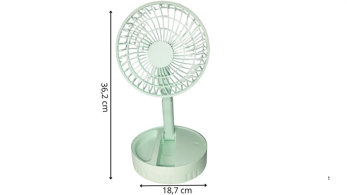 Abanico Plegable De Escritorio Portátil Ajustable 3