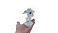 Flor Decorativa Acrílica Tipo Cristal Colección Triflora - Miniatura 2