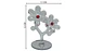 Flor Decorativa Acrílica Tipo Cristal con Base Espejo - Miniatura 7