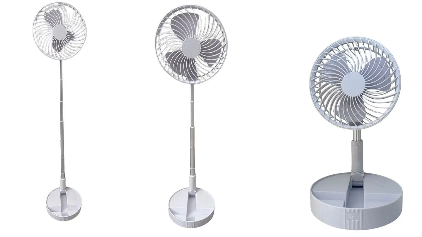 Ventilador Ajustable con Varios Niveles de Altura y Potencia 3