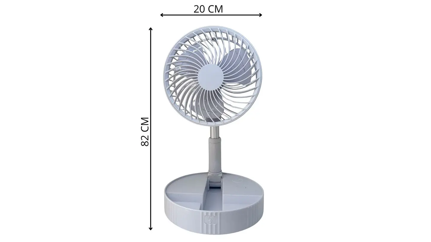 Ventilador Ajustable con Varios Niveles de Altura y Potencia 6