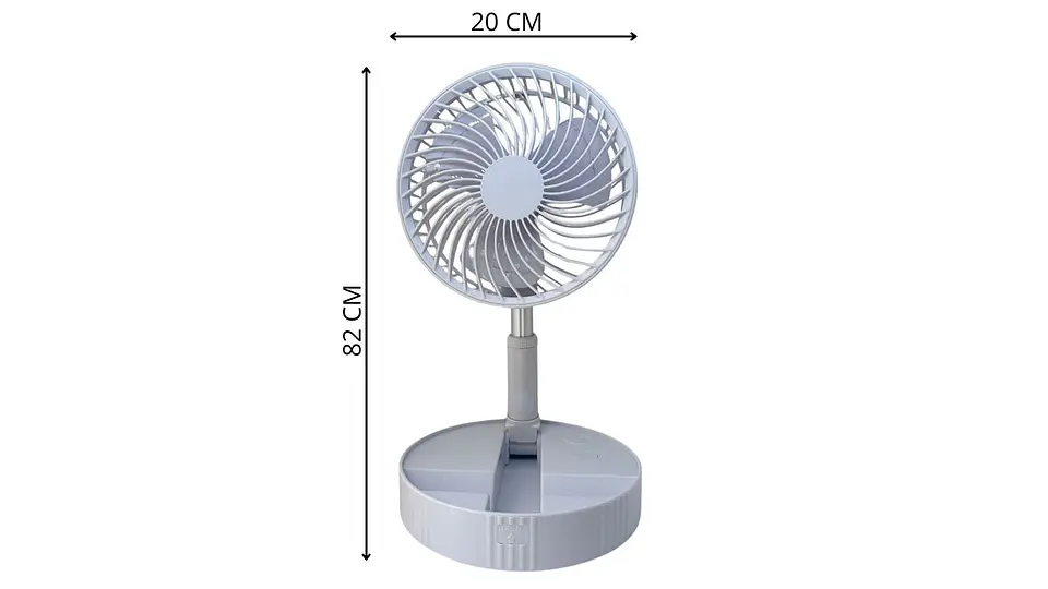 Ventilador Ajustable con Varios Niveles de Altura y Potencia 6