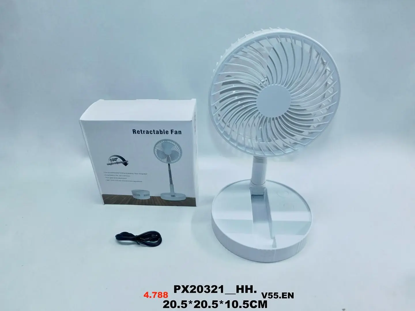 Ventilador Ajustable con Varios Niveles de Altura y Potencia 7