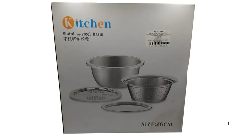 Juego de 4 Pcs de cortadores y lavabo de verduras multifuncionales para cocina 5