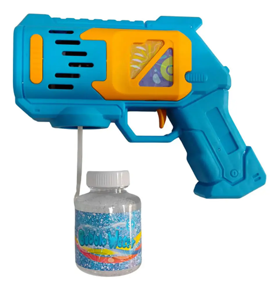 Pistola Lanza Burbujas Recargable Luces  Sonidos Regalo Niño 6
