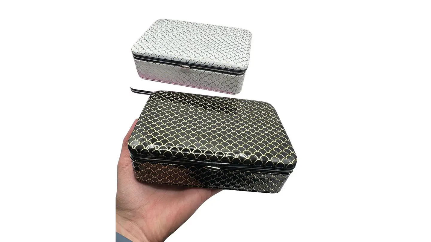 Joyero Grande con Diseño Efecto Escama Elegante Moderno 3