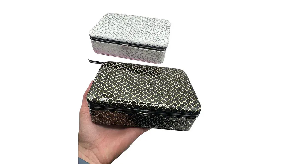 Joyero Grande con Diseño Efecto Escama Elegante Moderno 3