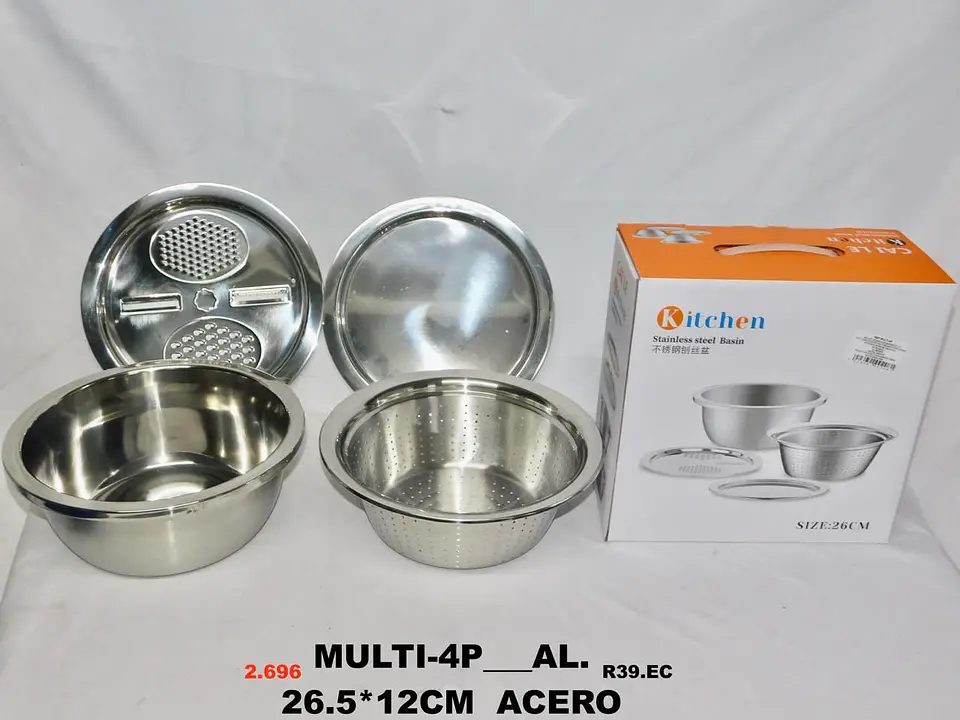 Juego de 4 Pcs de cortadores y lavabo de verduras multifuncionales para cocina 7