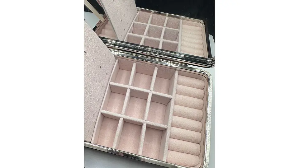 Joyero Grande con Diseño Efecto Escama Elegante Moderno 4