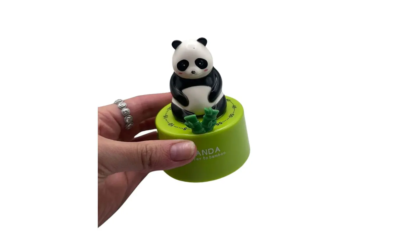 Temporizar De Cocina Cuerda 60 Minutos Medidor Oso Panda 3