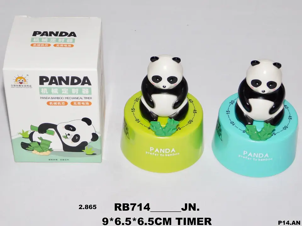 Temporizar De Cocina Cuerda 60 Minutos Medidor Oso Panda 7