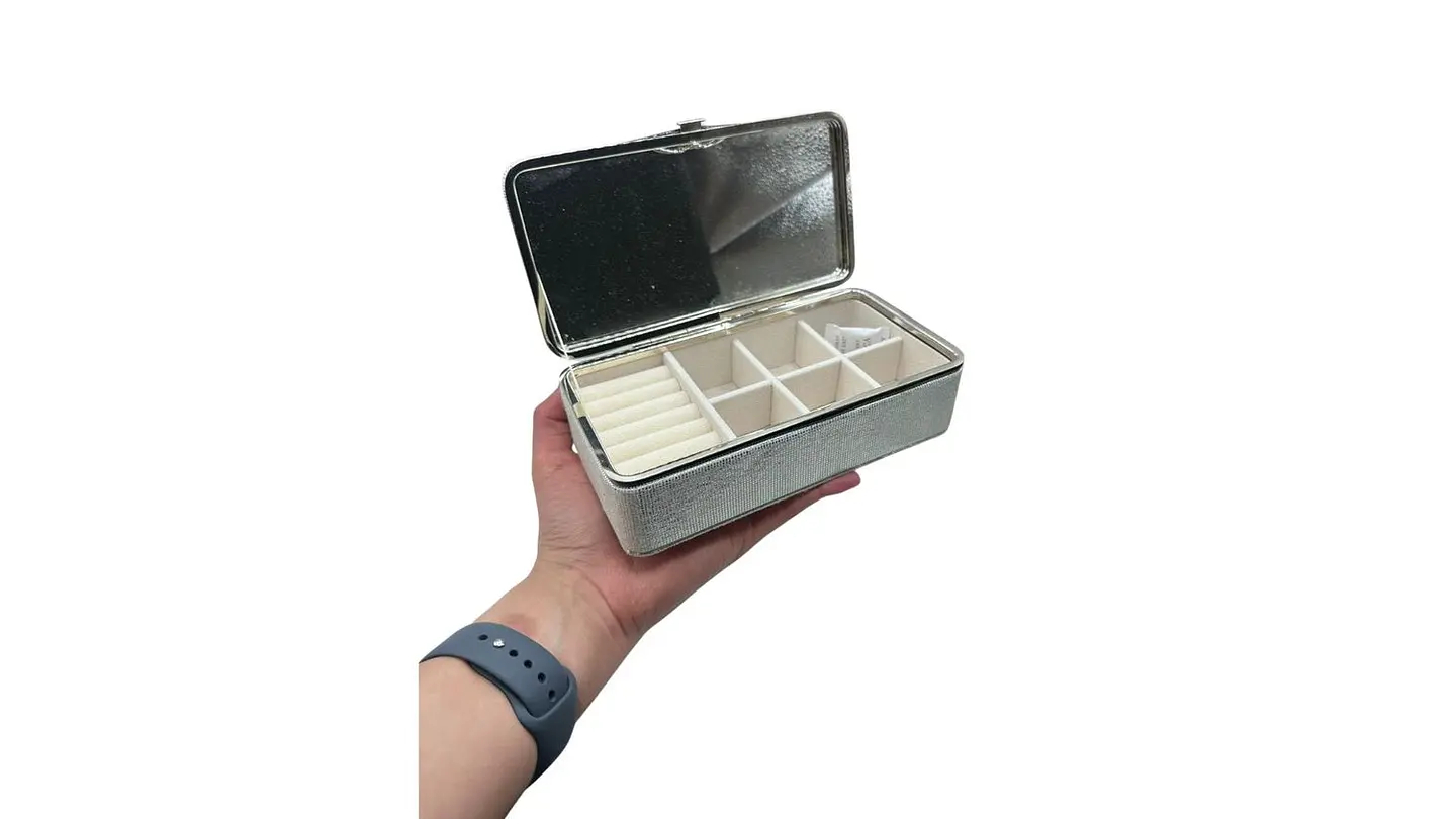 Joyero con Espejo Organizador Disponible en 4 Colores 2