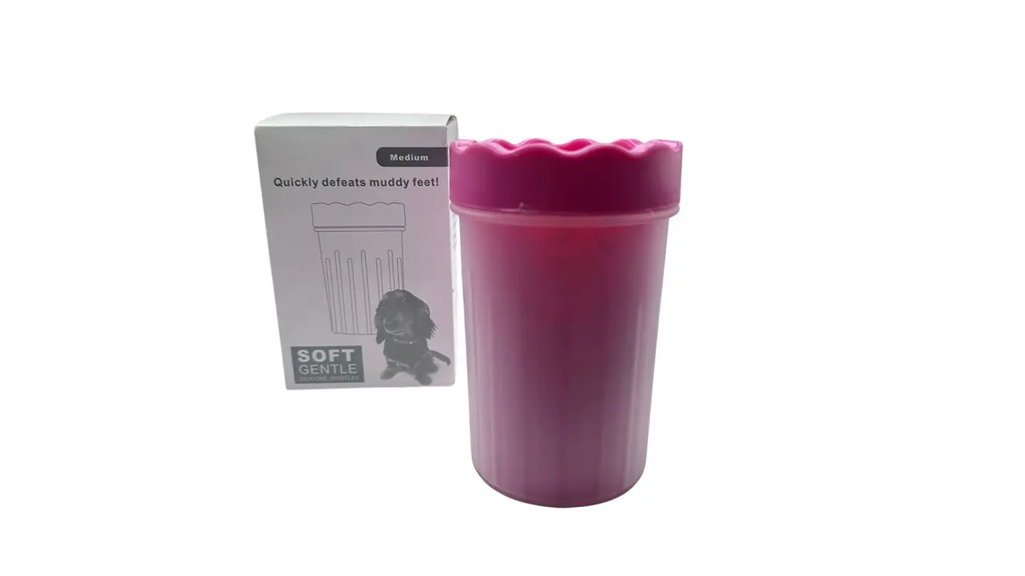 Vaso Limpiador de Patas Práctico y Fácil de Usar Moderno 2