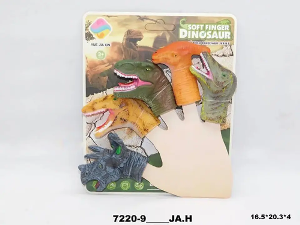 Títere Dinosaurio X 5 Para Dedos Regalo Niños  2