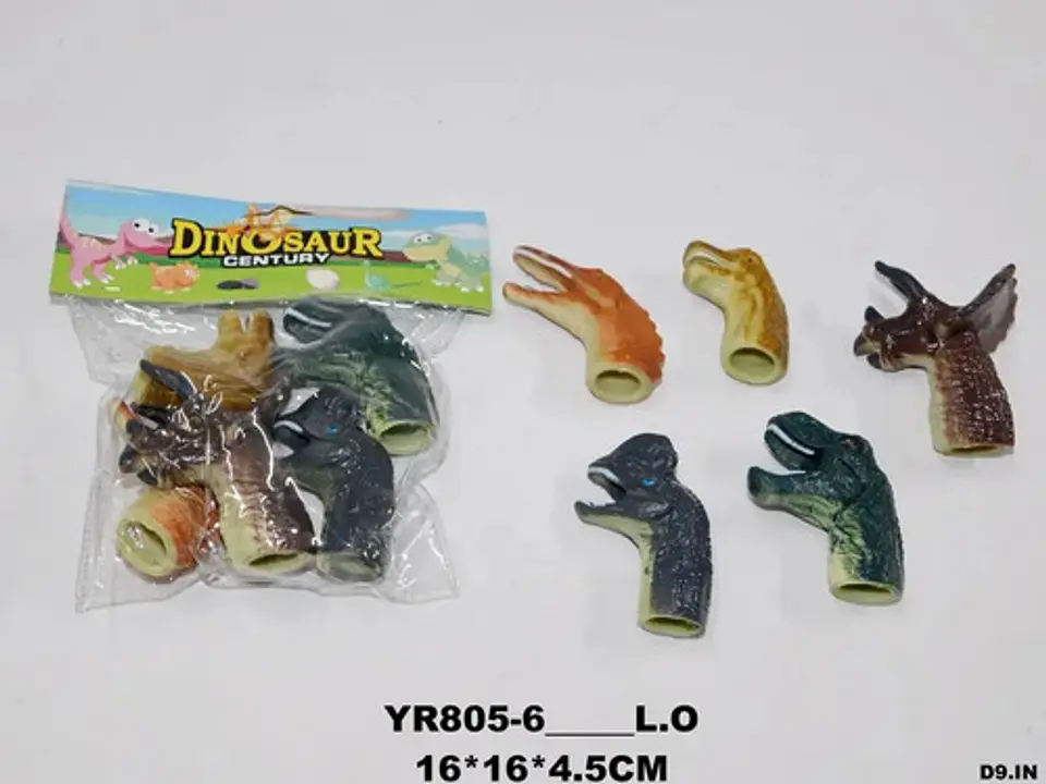  Títere Dinosaurio X 5 Para Dedos Regalo Niños  3