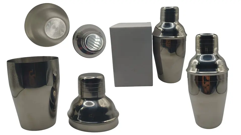 Mezclador de Cóctel Profesional Para Bar y Hogar Acero Inoxidable 1